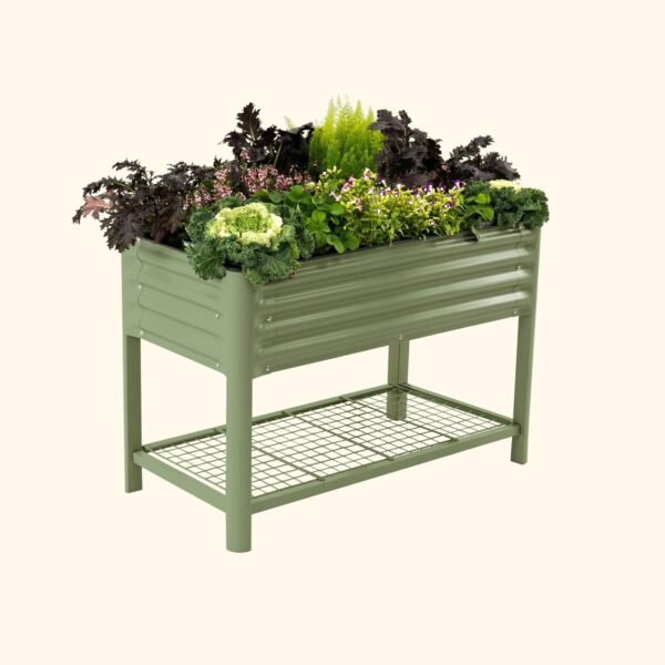 Elevated 2 x 4 ft Garden Planter Bed