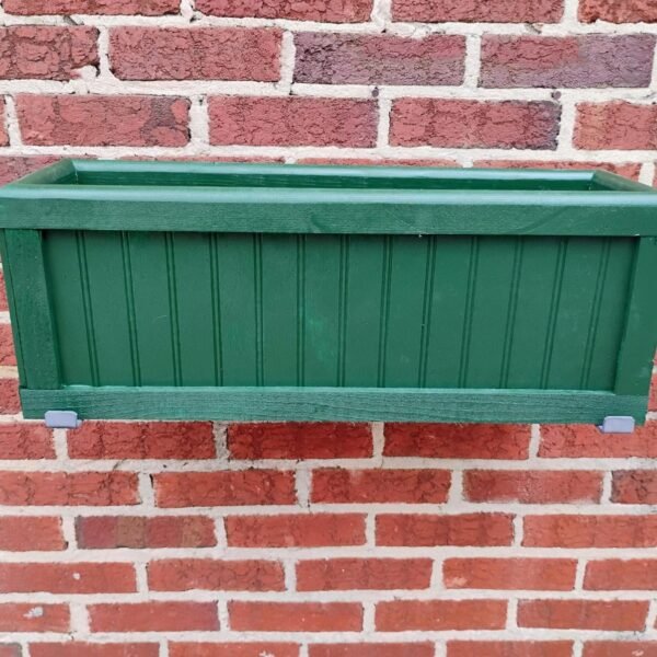 Cambridge-Style Wooden Window Planter Box